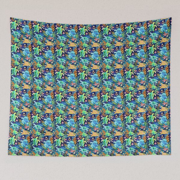 Item preview, Happy sea turtles  designed and sold by NuttyCottage.