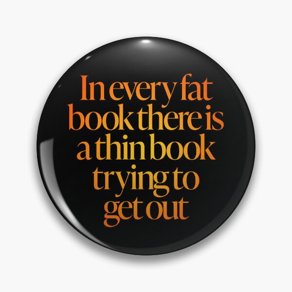 Item preview, In every fat book there is a thin book trying to get out. v.3 designed and sold by x1brett.