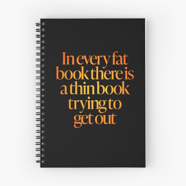 Item preview, In every fat book there is a thin book trying to get out. v.3 designed and sold by x1brett.