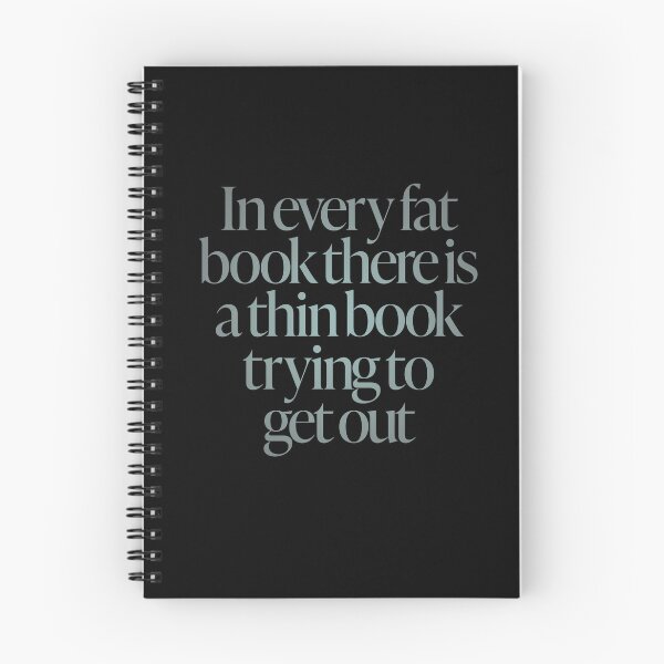 Item preview, In every fat book there is a thin book trying to get out. v.4 designed and sold by x1brett.