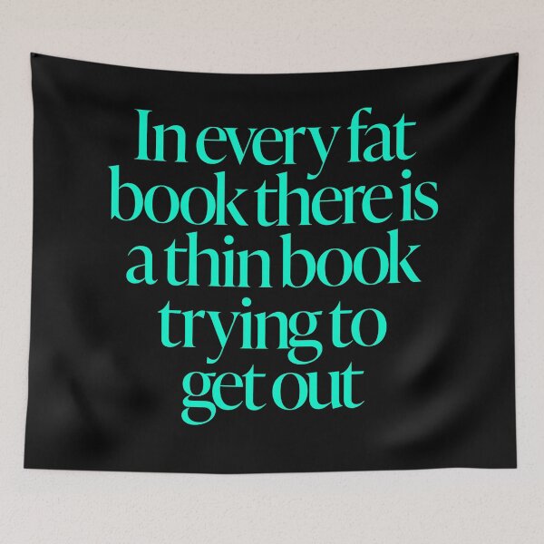 Item preview, In every fat book there is a thin book trying to get out. v.5 designed and sold by x1brett.