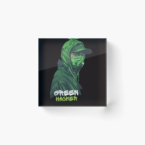 Item preview, Green Hacker designed and sold by Gwadesigns.
