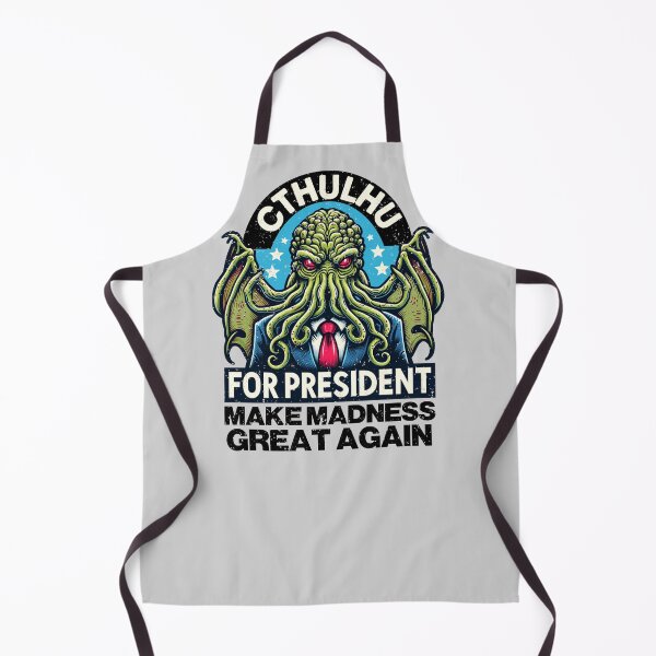 Aperçu de l'œuvre ÉLECTIONS DRÔLES 2024 : PRÉSIDENT DE CTHULHU. Redonnez à la folie sa grandeur créée et vendue par DungeonAtelier.
