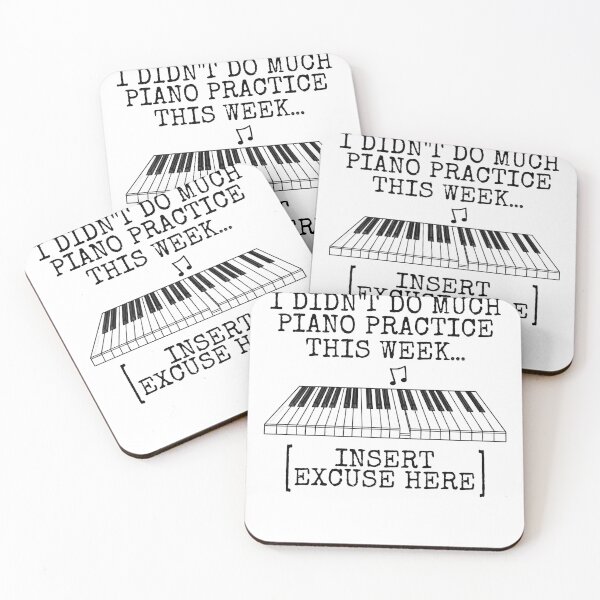 Item preview, I Didn't Do Much Piano Practice This Week designed and sold by doodlerob.