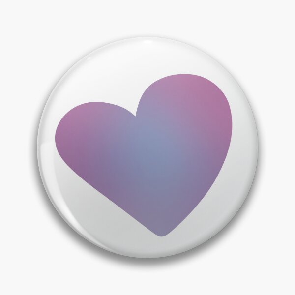 Item preview, Gradient purple uneven heart designed and sold by ModernDsgnsArt.