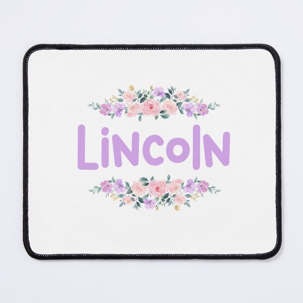 Item preview, Purple Flower Lincoln Name Label  designed and sold by NormadWorld.