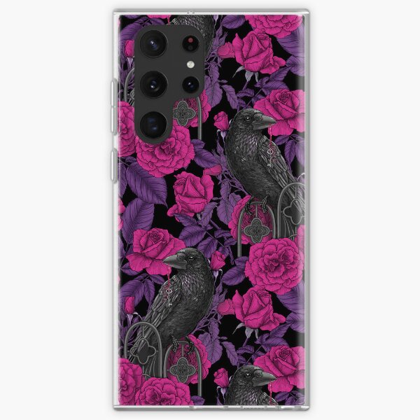 Aperçu de l'œuvre Corbeaux et roses magenta créée et vendue par Katerina Mitkova Kirilova.