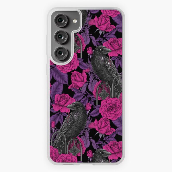 Aperçu de l'œuvre Corbeaux et roses magenta créée et vendue par Katerina Mitkova Kirilova.