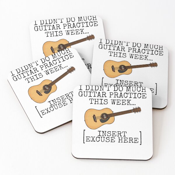 Item preview, I Didn't Do Much Guitar Practice This Week, Acoustic Guitarist designed and sold by doodlerob.