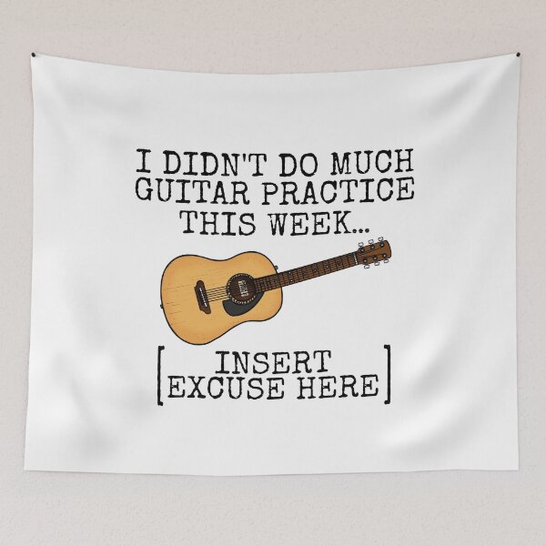 Item preview, I Didn't Do Much Guitar Practice This Week, Acoustic Guitarist designed and sold by doodlerob.