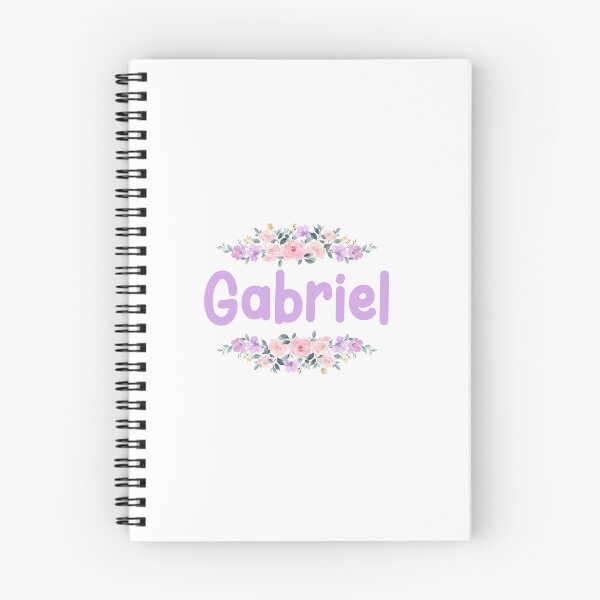 Item preview, Purple Flower Gabriel Name Label designed and sold by NormadWorld.