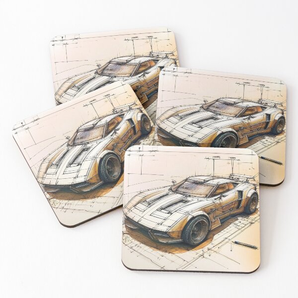 Item preview, Automotive Sketch Design, Sports Car designed and sold by JangmiHorang.
