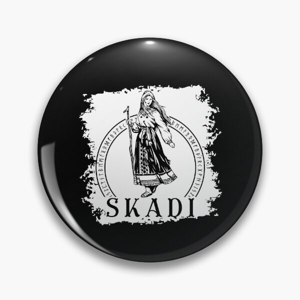 Item preview, Skadi Viking Goddess hunting, winter and skiing of Norse Mythology designed and sold by Lady-Frost.