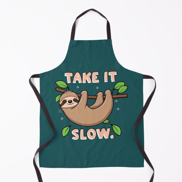 Item preview, Sloth "Take it slow" in, the, style of cute cartoon characters designed and sold by Firas Aljazzar.
