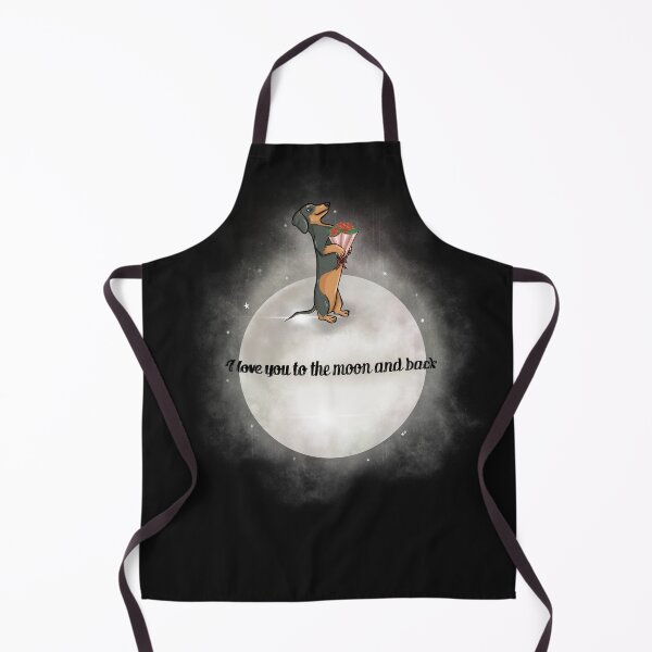 Item preview, Dachshund loves you to the moon and back designed and sold by Rayniverse.