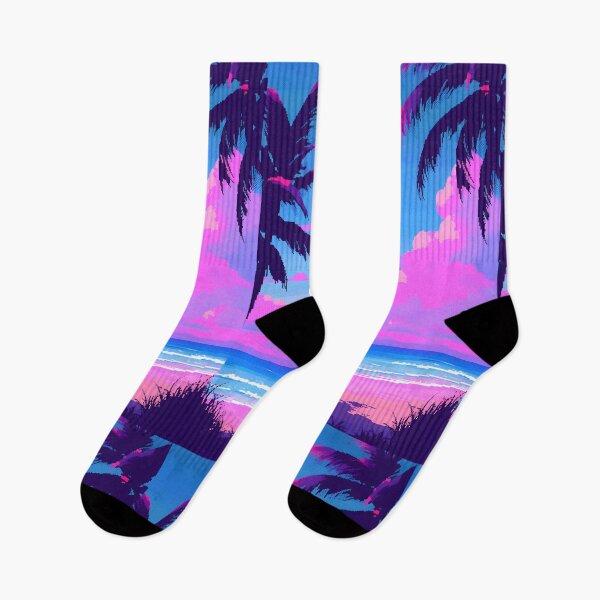 Item preview, Vaporwave Pastel Beach- Pixel art designed and sold by octoboobs.