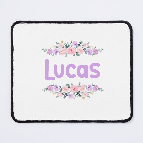 Item preview, Purple Flower Lucas Name Label designed and sold by NormadWorld.