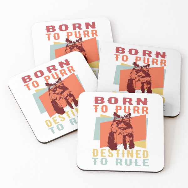 Item preview, Born To Purr Destined To Rule designed and sold by KaiLabsArt.