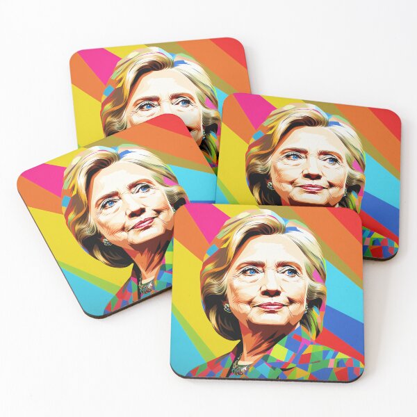 Item preview, Hillary Pop Art 1 designed and sold by AstroRisq.