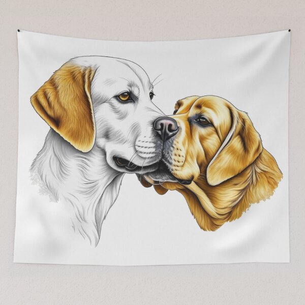 Item preview, Dog kisses designed and sold by Shtex.