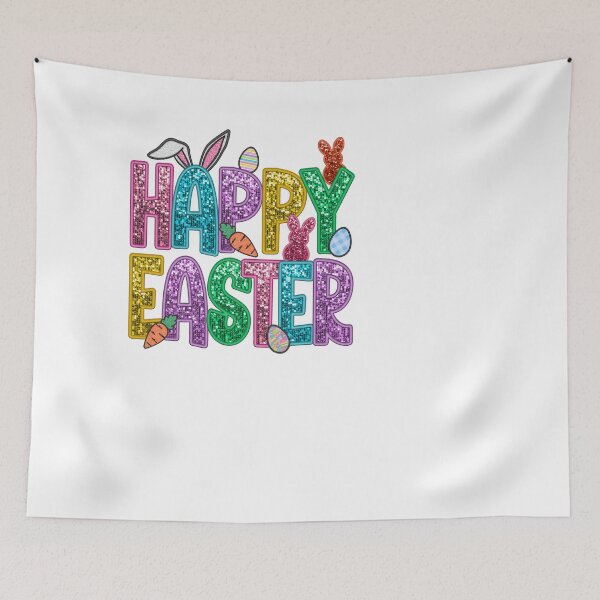 Item preview, Hop into Sparkle: Faux Sequin Bunny Design for Easter Fun designed and sold by artandwaves.