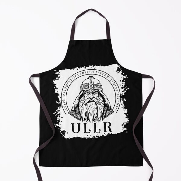 Item preview, Ullr Viking God of winter Norse Mythology with runes designed and sold by Lady-Frost.