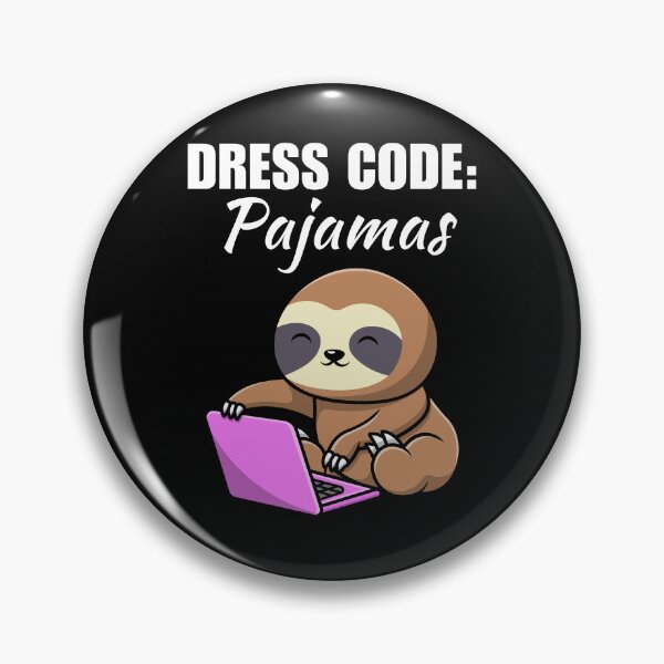 Item preview, Dress code pajamas, funny freelancer, work from home or wfh saying or quote, online remote work designed and sold by NBSStore.
