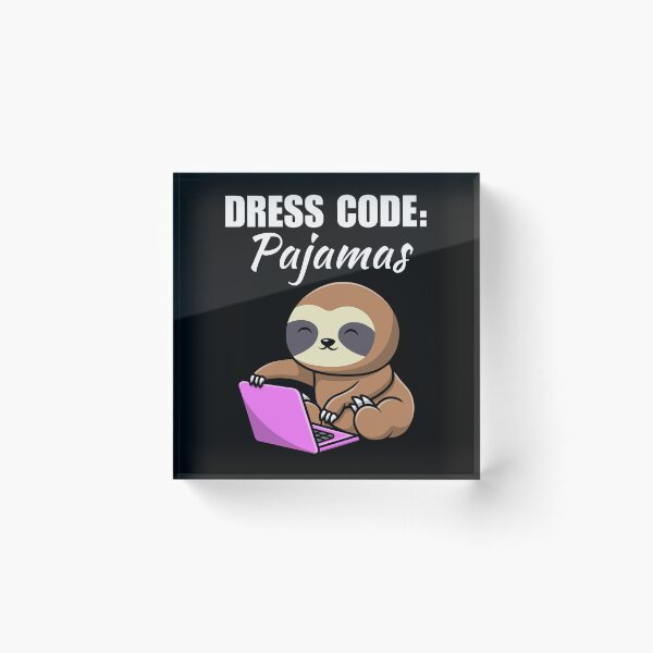 Item preview, Dress code pajamas, funny freelancer, work from home or wfh saying or quote, online remote work designed and sold by NBSStore.