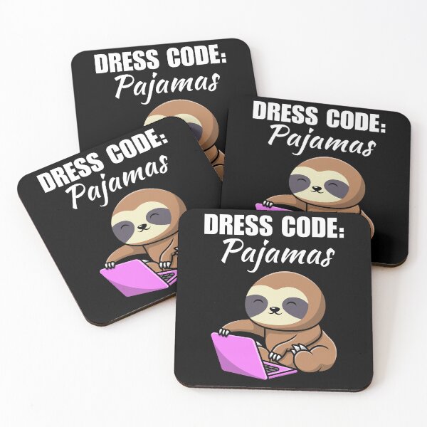 Item preview, Dress code pajamas, funny freelancer, work from home or wfh saying or quote, online remote work designed and sold by NBSStore.