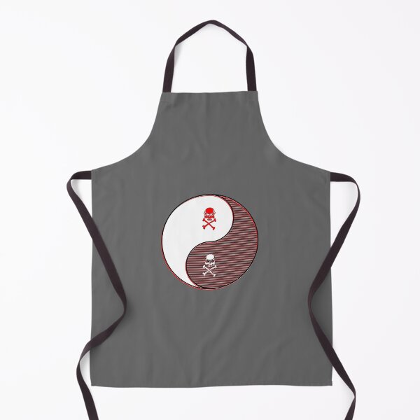 Item preview, yin yang balance harmony design eastern skull Crossbones designed and sold by 4rpixs.