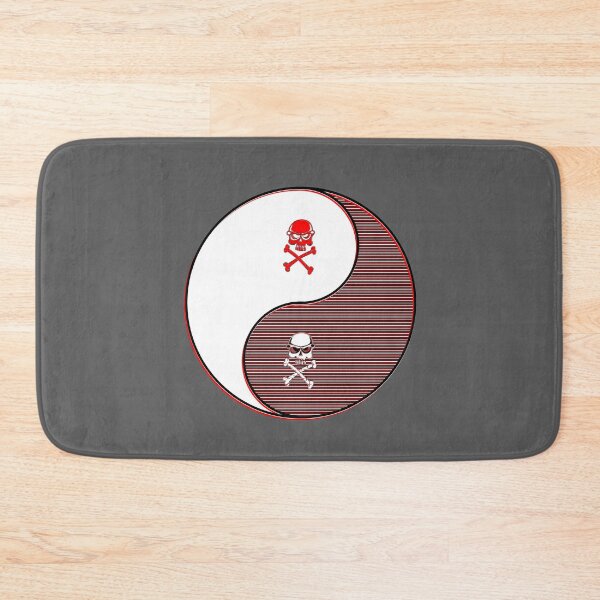 Item preview, yin yang balance harmony design eastern skull Crossbones  designed and sold by 4rpixs.