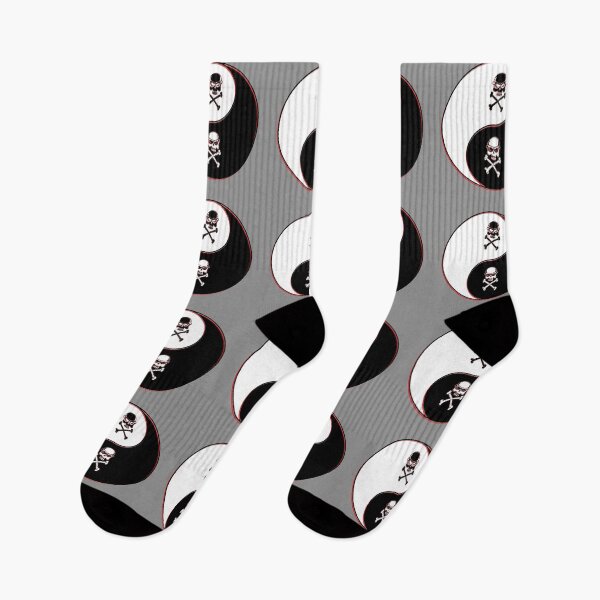 Item preview, yin yang balance harmony design eastern skull Crossbones  designed and sold by 4rpixs.