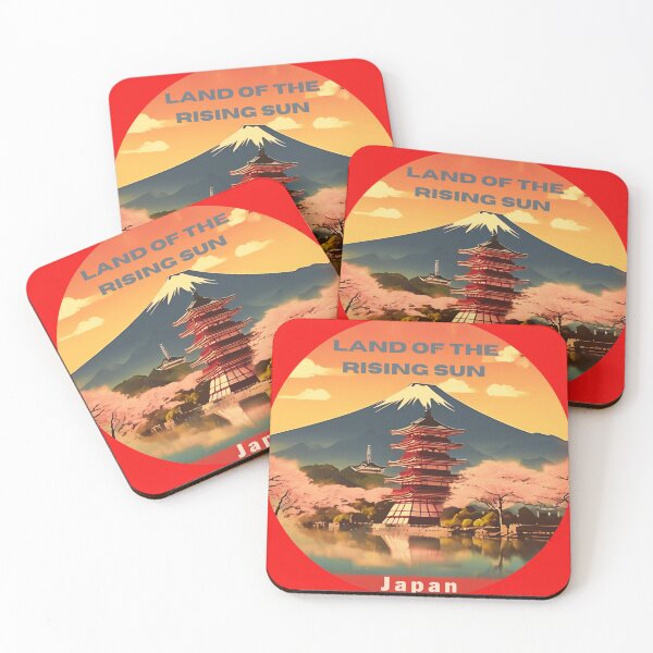 Item preview, Japan - Land of the Rising Sun Vintage Design designed and sold by KarakitAI.