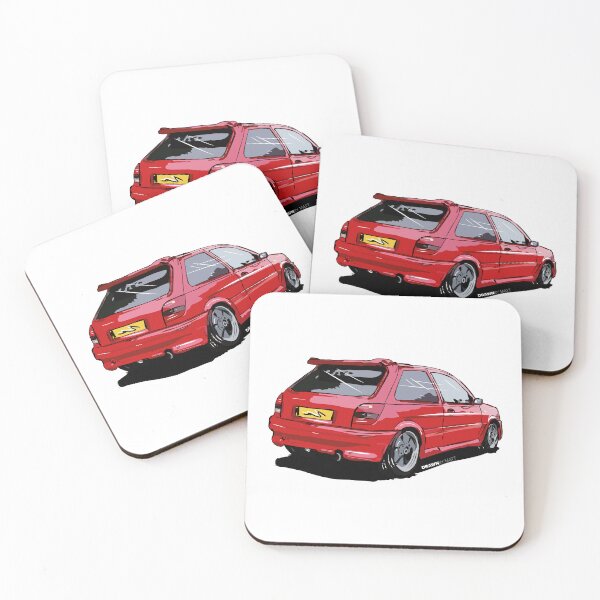 Item preview, Ford Fiesta RS 1800 Drawing designed and sold by DrawnByMatt.