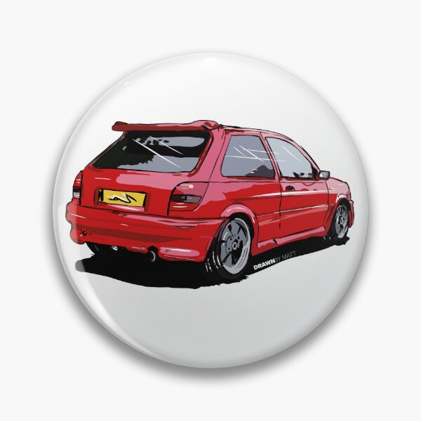 Item preview, Ford Fiesta RS 1800 Drawing designed and sold by DrawnByMatt.