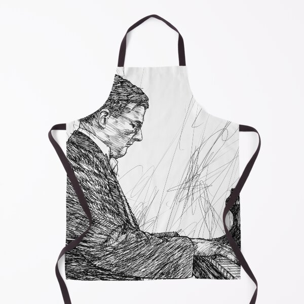 Item preview, DMITRI SHOSTAKOVICH - ink portrait .1 designed and sold by lautir.