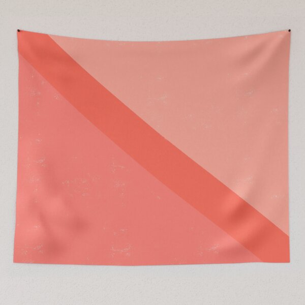 Item preview, Peach Painterly Roller Brush Style Geometric  designed and sold by OneThreeSix.