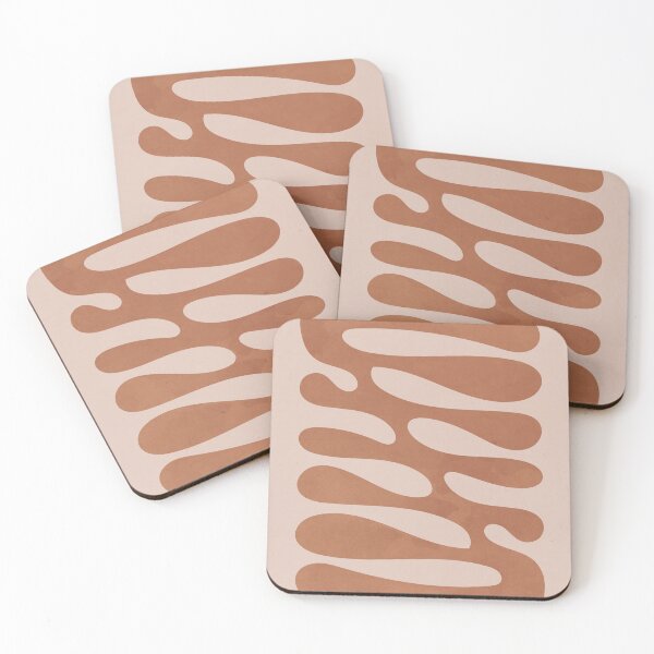 Item preview, Organic Botanical Shapes, Neutral Brown designed and sold by technicolorable_art.