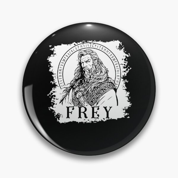 Item preview, Frey Viking God of Norse Mythology and rune halo designed and sold by Lady-Frost.