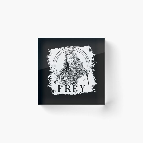 Item preview, Frey Viking God of Norse Mythology and rune halo designed and sold by Lady-Frost.