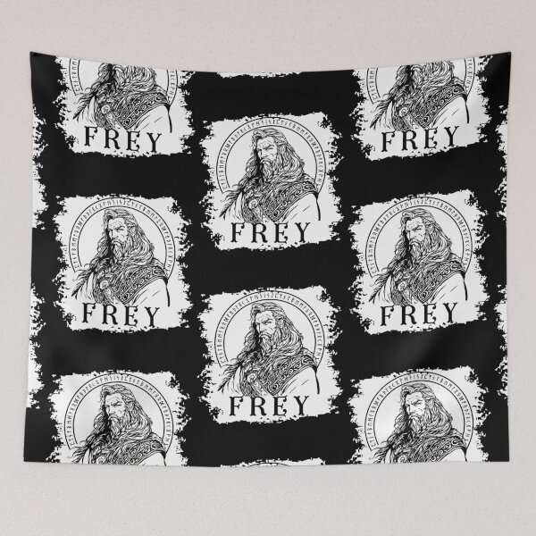 Item preview, Frey Viking God of Norse Mythology and rune halo designed and sold by Lady-Frost.