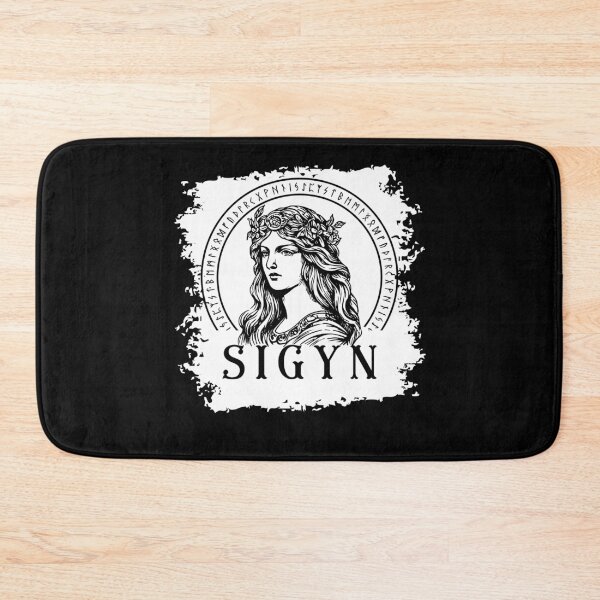 Item preview, Sigyn Viking Goddess of Norse Mythology with rune halo designed and sold by Lady-Frost.