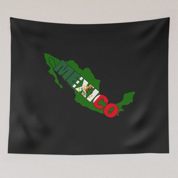 Item preview, Mexico Flag Map designed and sold by AnimalsDH305.