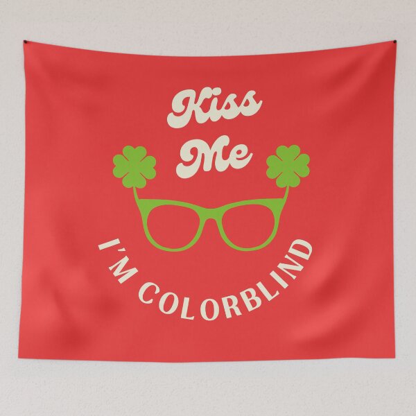 Item preview, Kiss Me I'm Colorblind St Patrick day T-Shirt designed and sold by Blanczet.