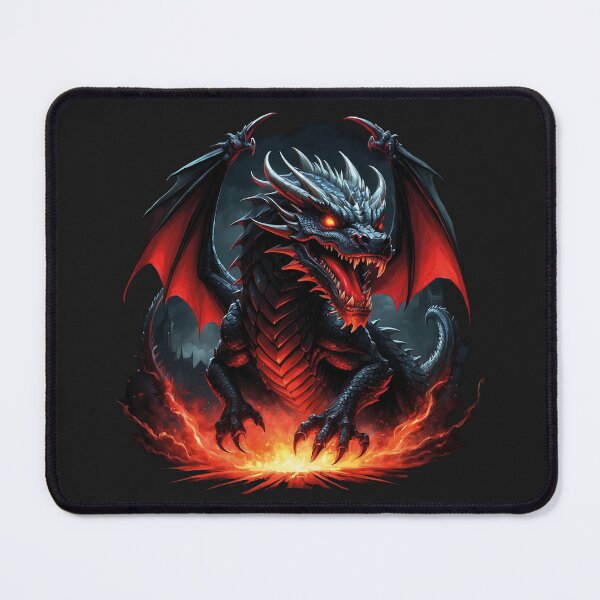 Item preview, Dark Dragon in a fire base designed and sold by Airod 07.