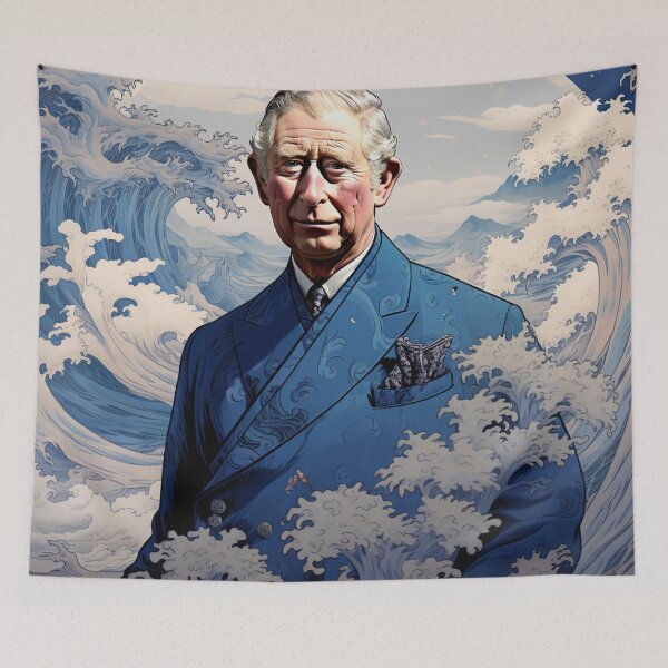 Item preview, Hokusai Charles III 1 designed and sold by AstroRisq.