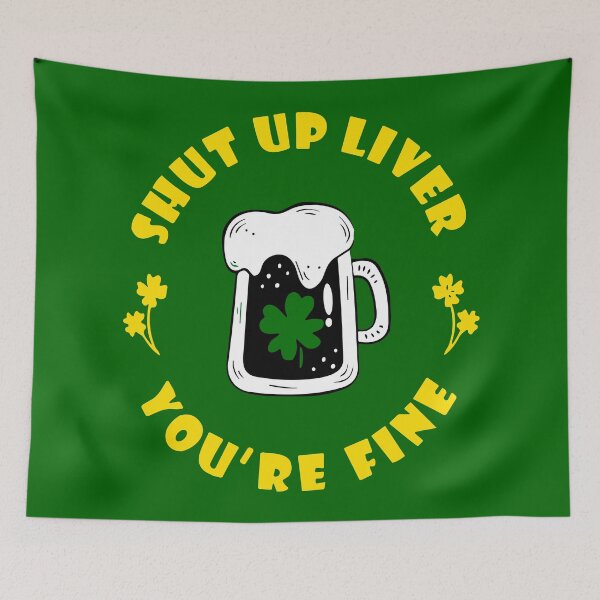 Item preview, Dark Beer Drinking Saint Patricks Shut Up Liver designed and sold by FEBRICAST.