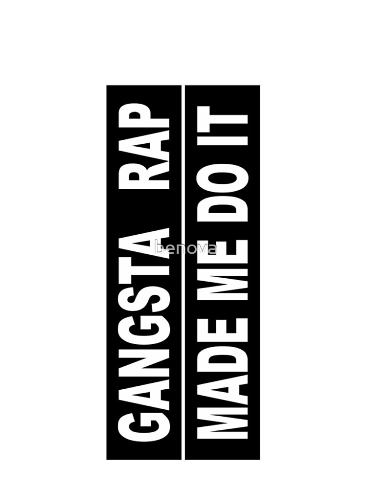 gangsta rap by benova
