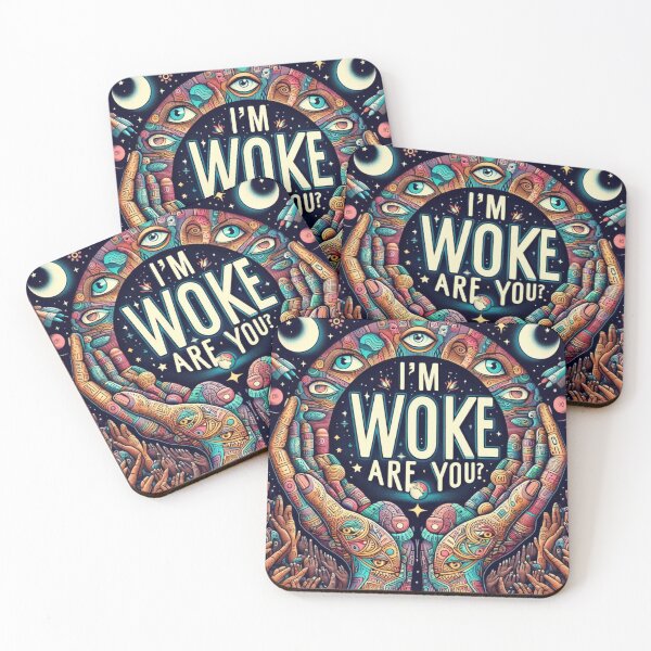 Item preview, I'm Woke - Are You? (version III)  designed and sold by desAIgns by Rosa.