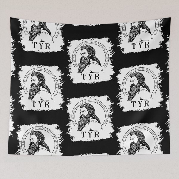 Item preview, Tyr Viking God of Norse Mythology and rune halo designed and sold by Lady-Frost.